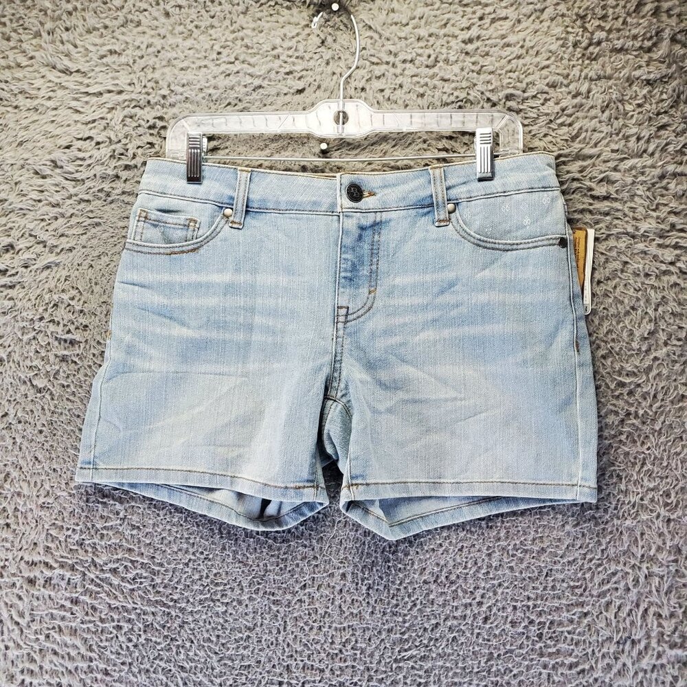 Bit & Bridle Shorts Womens Size 4 Light Blue Denim Classic Stretch *NWT*
